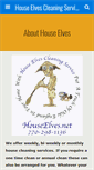 Mobile Screenshot of house-elves-cleaning-services.com